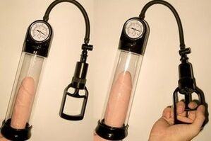 вакуумна помпа за уголемяване на пениса